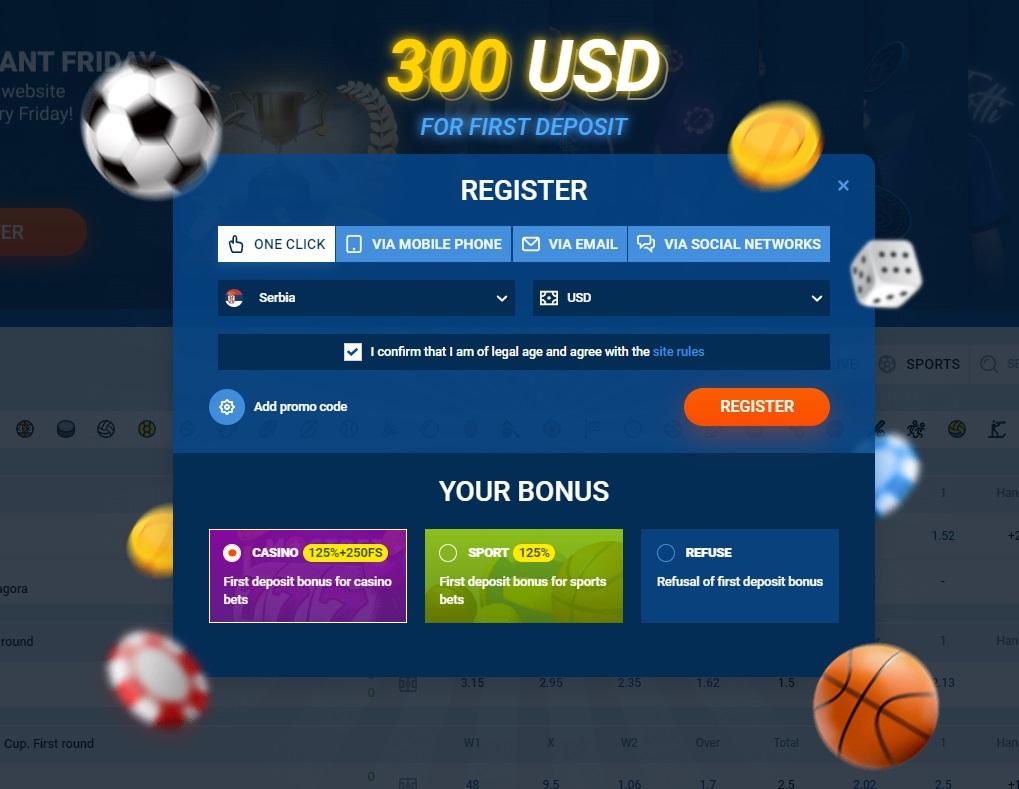 Registrace na Mostbet